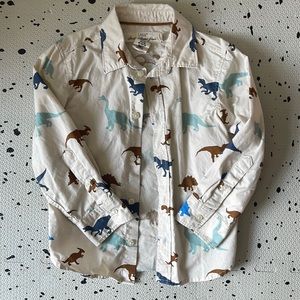 Dino button up! Toddler